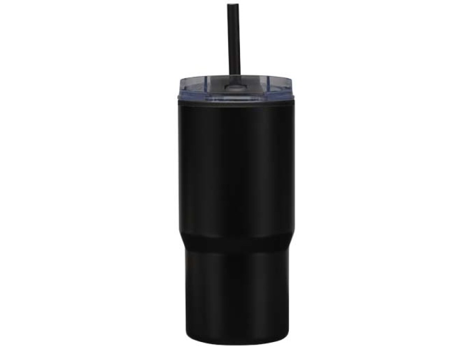 Bicchiere termico in materiale riciclato RCS a doppia parete con cannuccia da 540 ml Westin FullGadgets.com