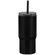 Bicchiere termico in materiale riciclato RCS a doppia parete con cannuccia da 540 ml Westin FullGadgets.com