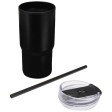 Bicchiere termico in materiale riciclato RCS a doppia parete con cannuccia da 540 ml Westin FullGadgets.com