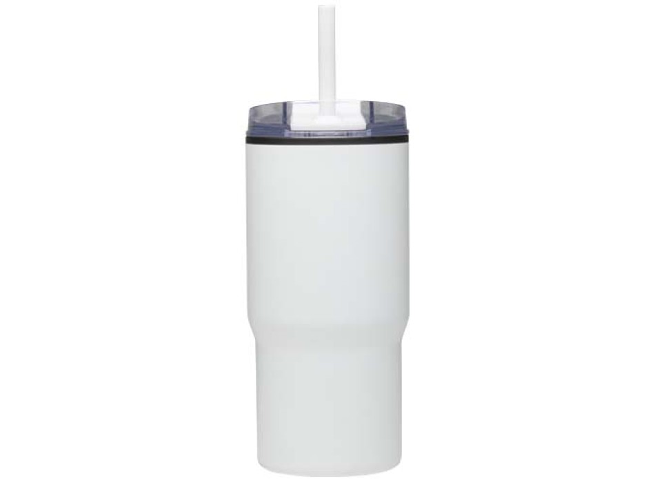Bicchiere termico in materiale riciclato RCS a doppia parete con cannuccia da 540 ml Westin FullGadgets.com