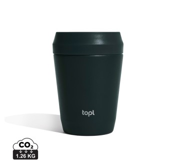 Bicchiere Topl in rAcciaio con tappo 360 brevettato 235ml FullGadgets.com