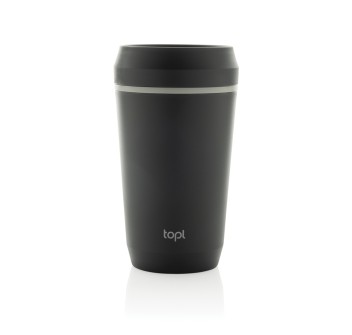 Bicchiere Topl in rPlastica con tappo 360 brevettato 354ml FullGadgets.com