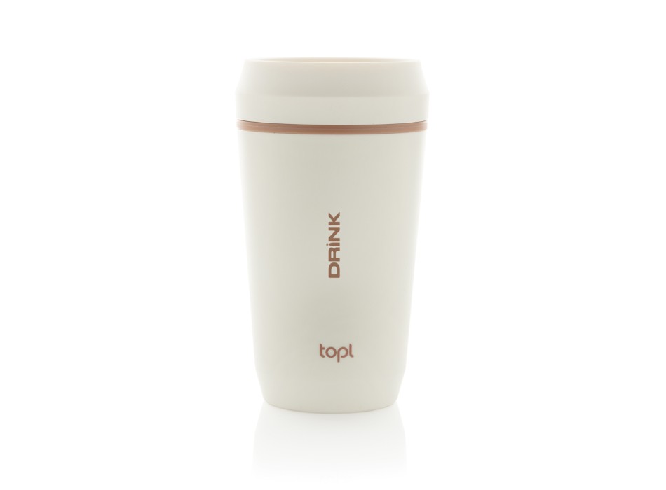 Bicchiere Topl in rPlastica con tappo 360 brevettato 354ml FullGadgets.com