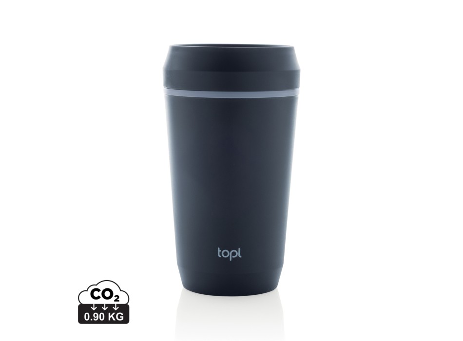 Bicchiere Topl in rPlastica con tappo 360 brevettato 354ml FullGadgets.com