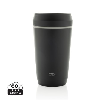 Bicchiere Topl in rPlastica con tappo 360 brevettato 354ml FullGadgets.com