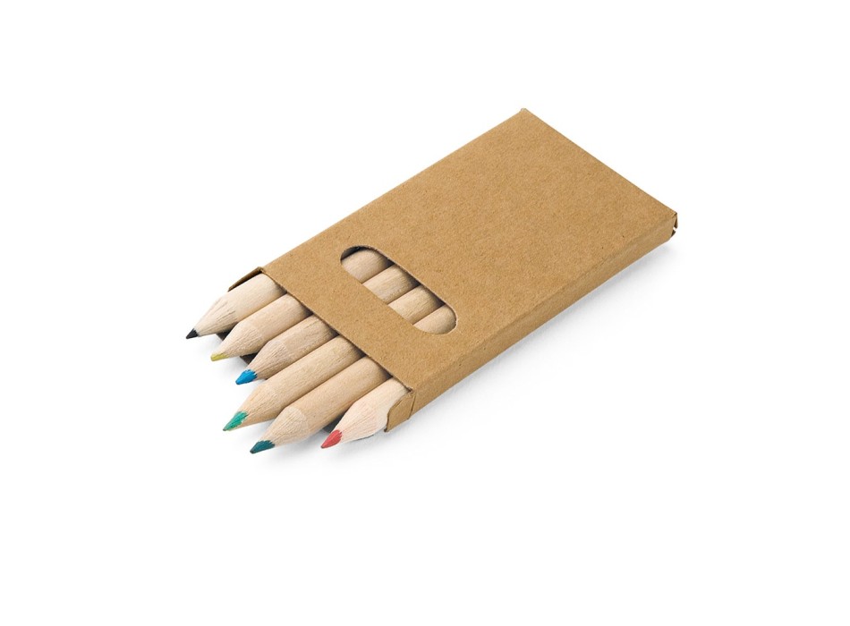 BIRD. Scatola con 6 matite colorate FullGadgets.com