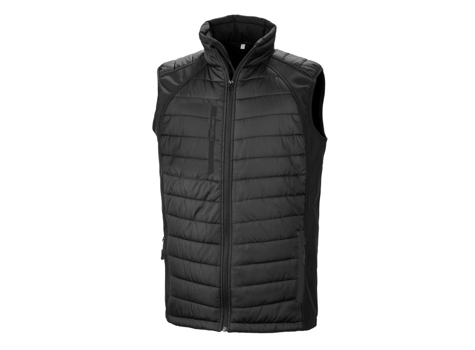 Black Compass Padded Softshell Gilet FullGadgets.com