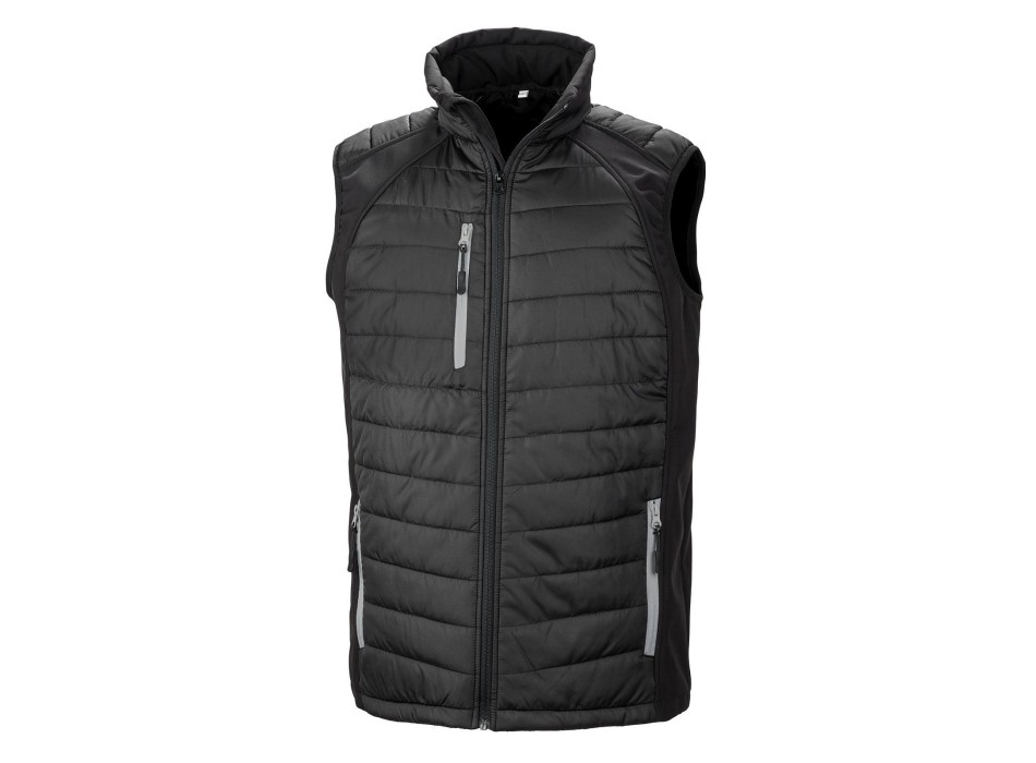 Black Compass Padded Softshell Gilet FullGadgets.com