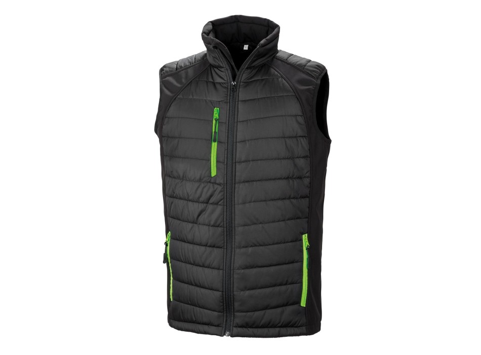 Black Compass Padded Softshell Gilet FullGadgets.com