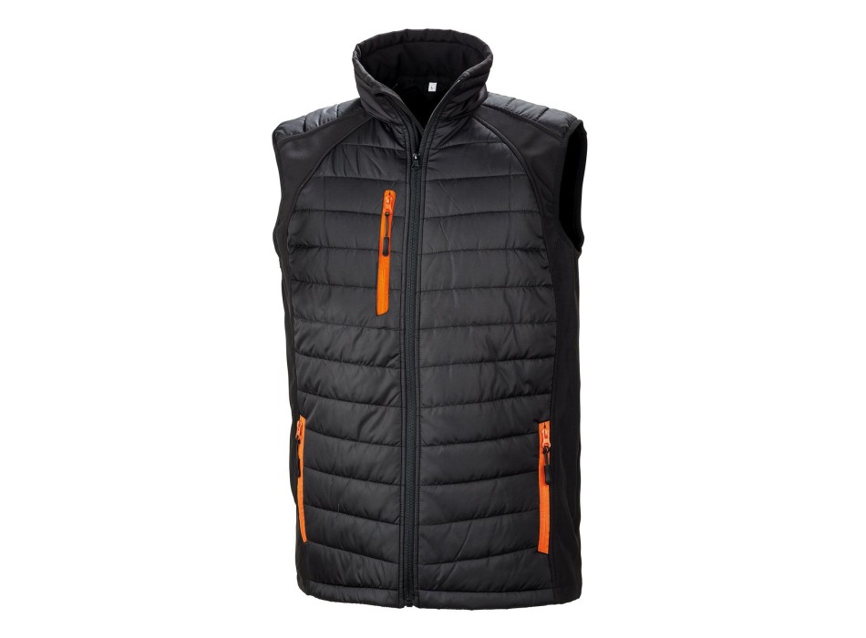 Black Compass Padded Softshell Gilet FullGadgets.com