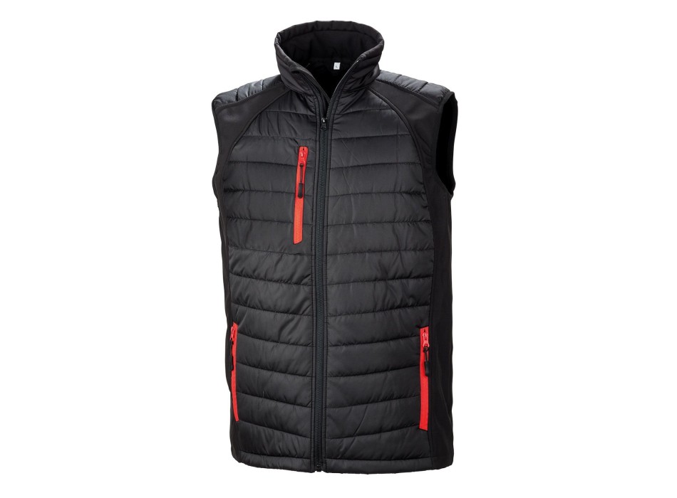Black Compass Padded Softshell Gilet FullGadgets.com
