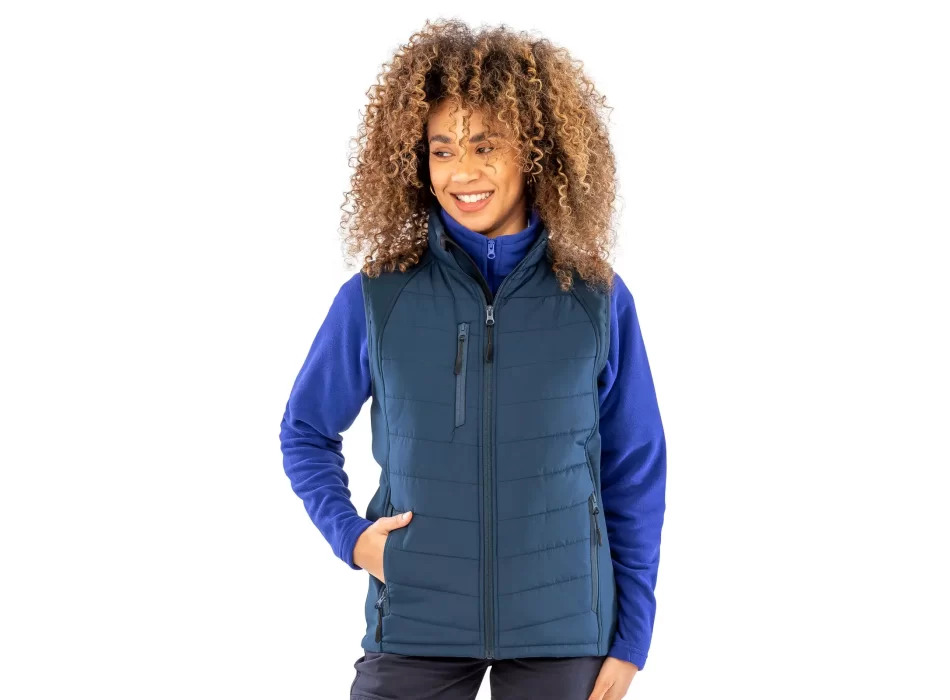 Black Compass Padded Softshell Gilet FullGadgets.com