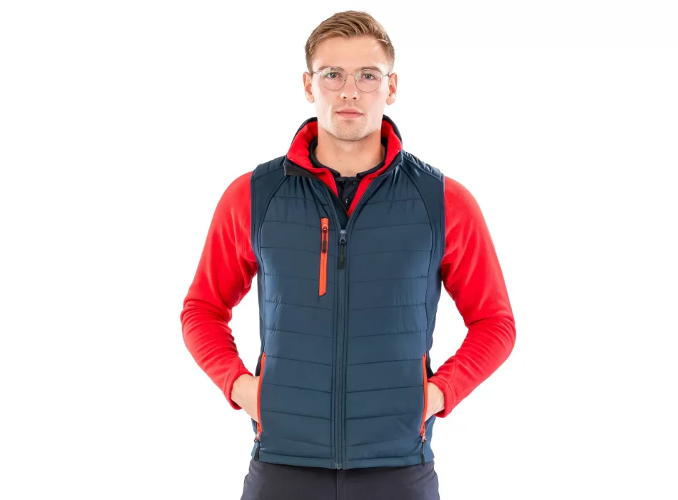 Black Compass Padded Softshell Gilet FullGadgets.com