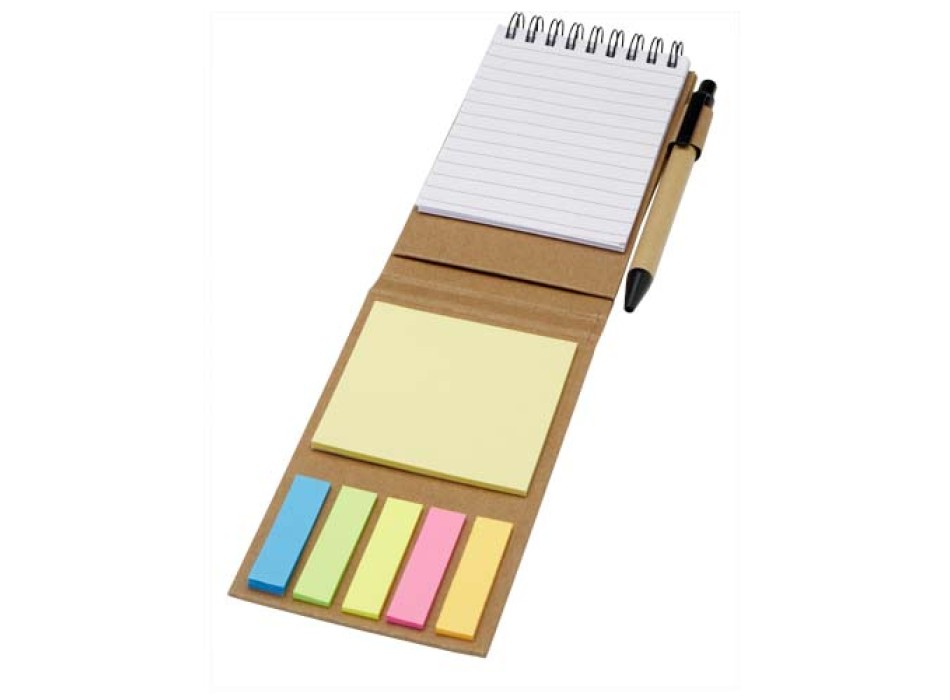 Blocchetto con foglietti adesivi e penna a sfera Flipper (inchiostro nero) FullGadgets.com