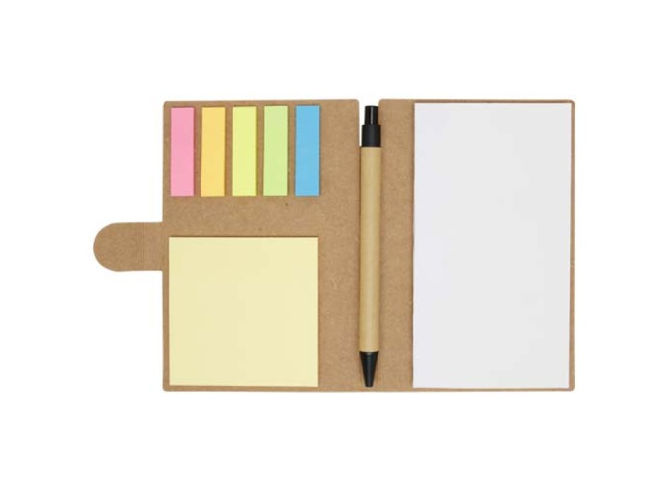 Blocchetto con foglietti adesivi e penna a sfera Swift (inchiostro nero) FullGadgets.com