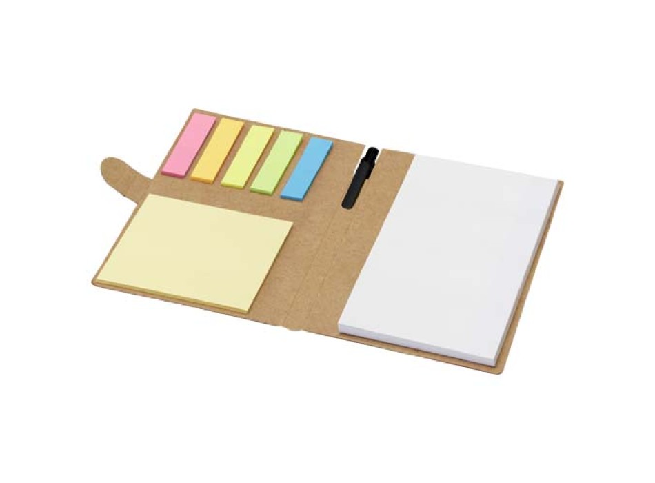 Blocchetto con foglietti adesivi e penna a sfera Swift (inchiostro nero) FullGadgets.com