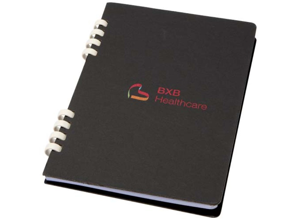 Blocco note a spirale formato A5 con copertina rigida in materiale riciclato certificato RCS Fil FullGadgets.com