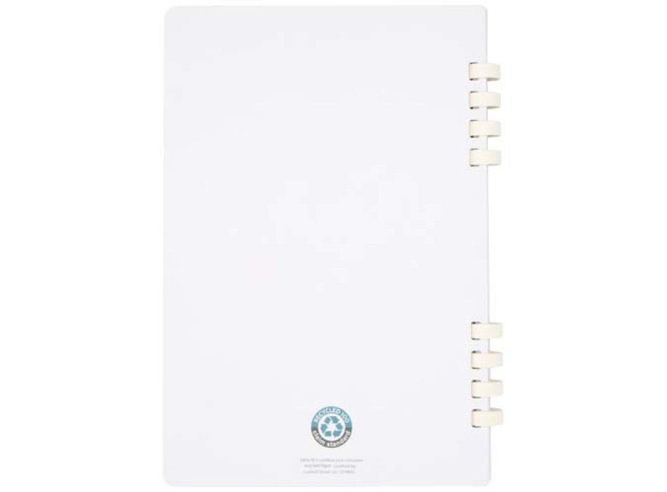Blocco note a spirale formato A5 con copertina rigida in materiale riciclato certificato RCS Fil FullGadgets.com