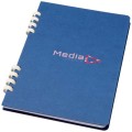 Blocco note a spirale formato A5 con copertina rigida in materiale riciclato certificato RCS Fil