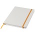 Notebook A5 Spectrum Bianco Personalizzabile Con Elastico Colorato