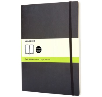 Blocco note Classic con copertina morbida, formato XL - pagina bianca FullGadgets.com