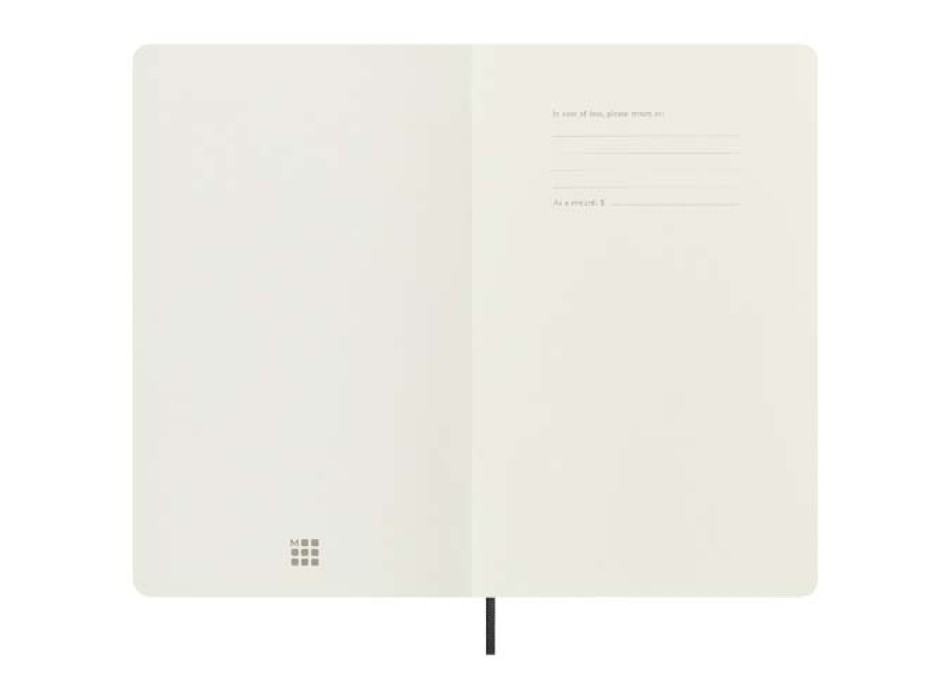 Blocco note con copertina morbida formato L - a righe Moleskine 100% VEGEA® Boa FullGadgets.com