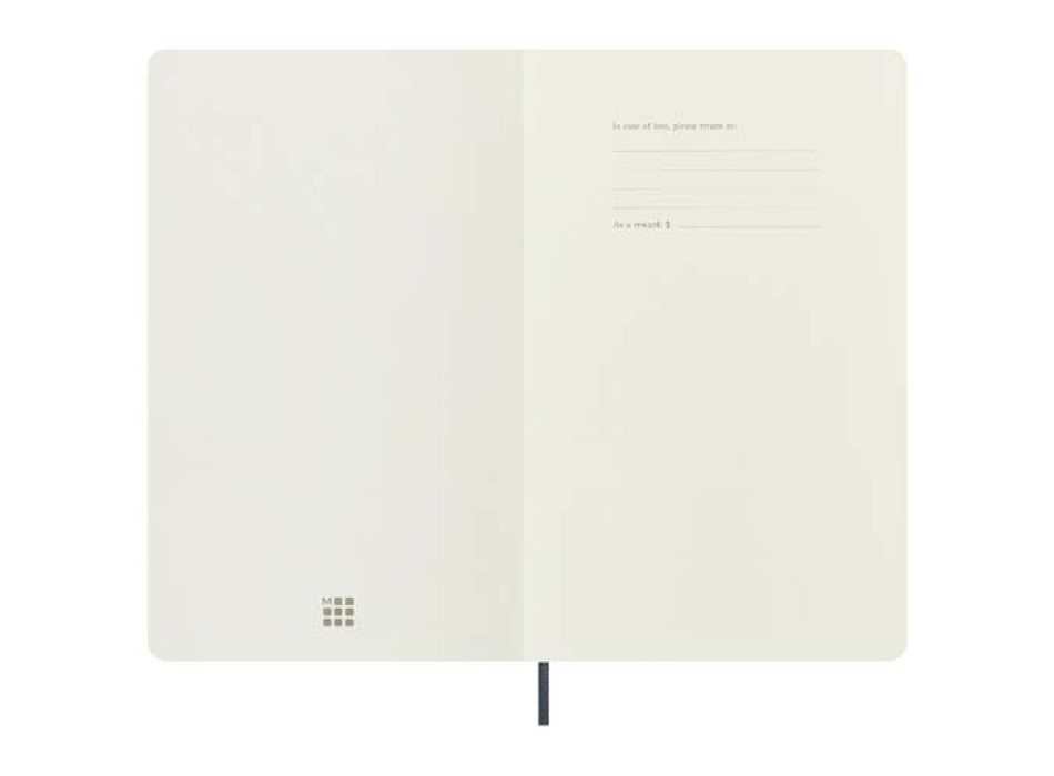 Blocco note con copertina morbida formato L - a righe Moleskine 100% VEGEA® Capri FullGadgets.com
