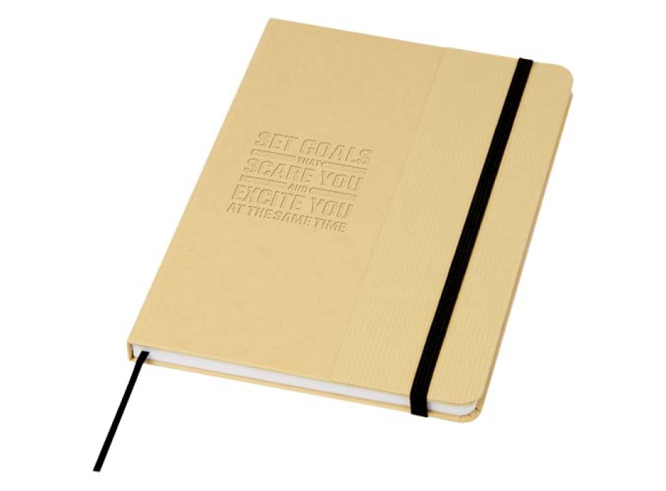 Blocco note formato A5 con copertina rigida di cartone riciclato Nelida FullGadgets.com