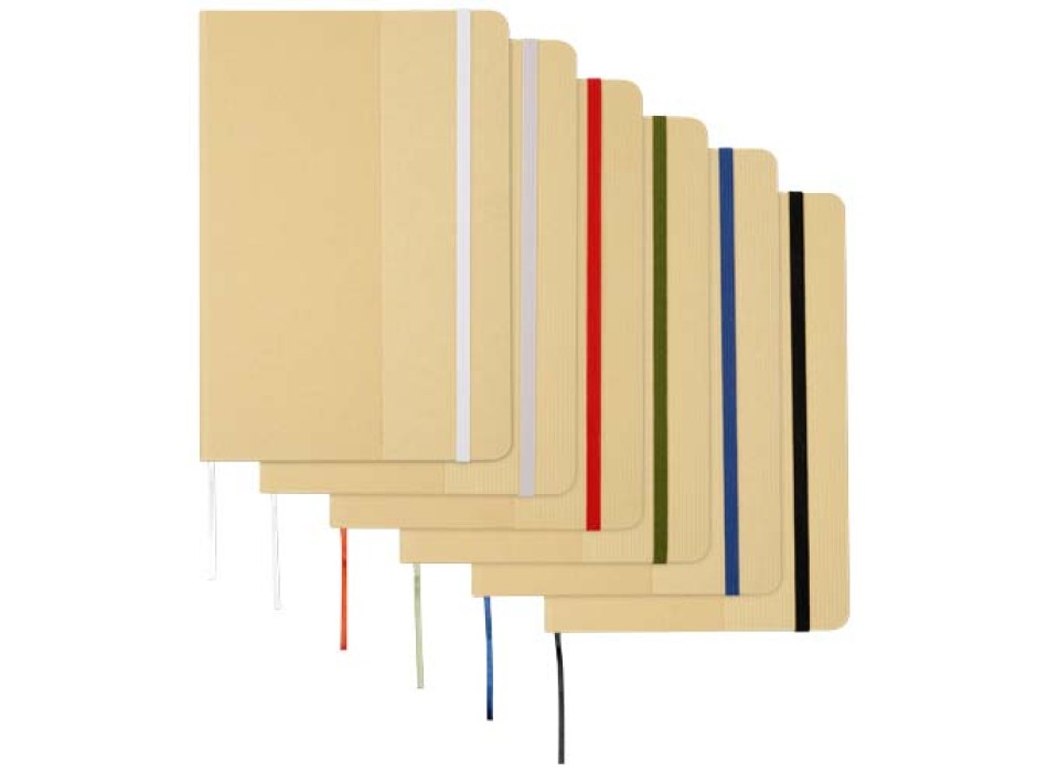 Blocco note formato A5 con copertina rigida di cartone riciclato Nelida FullGadgets.com