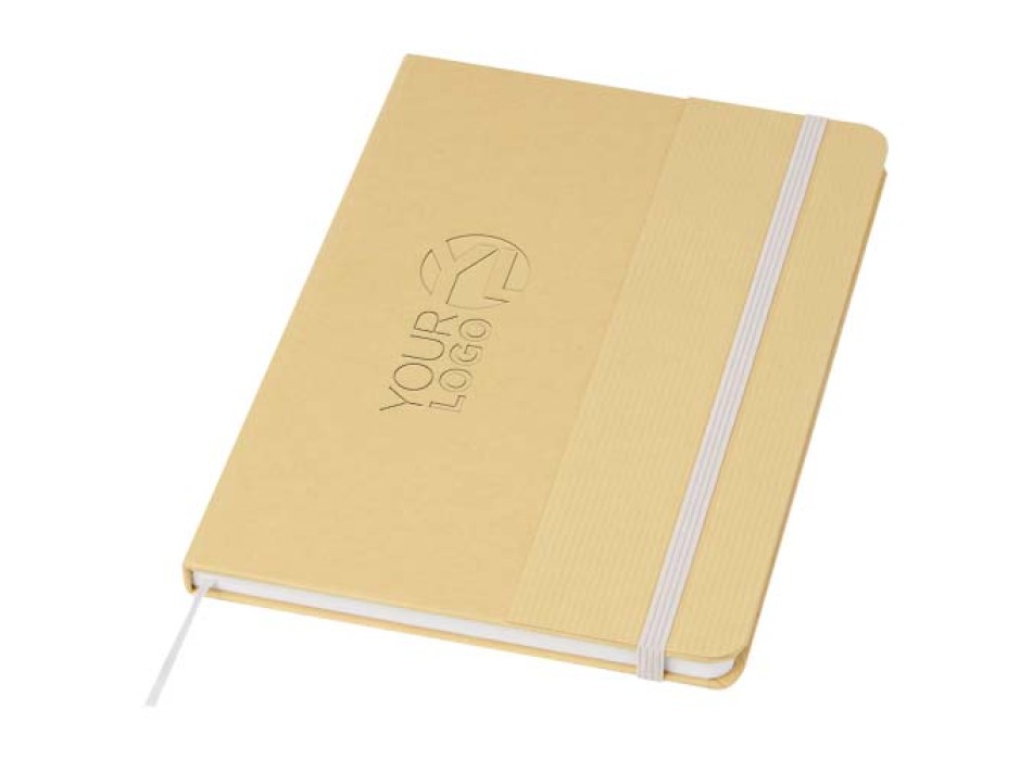 Blocco note formato A5 con copertina rigida di cartone riciclato Nelida FullGadgets.com