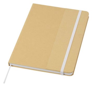 Blocco note formato A5 con copertina rigida di cartone riciclato Nelida FullGadgets.com