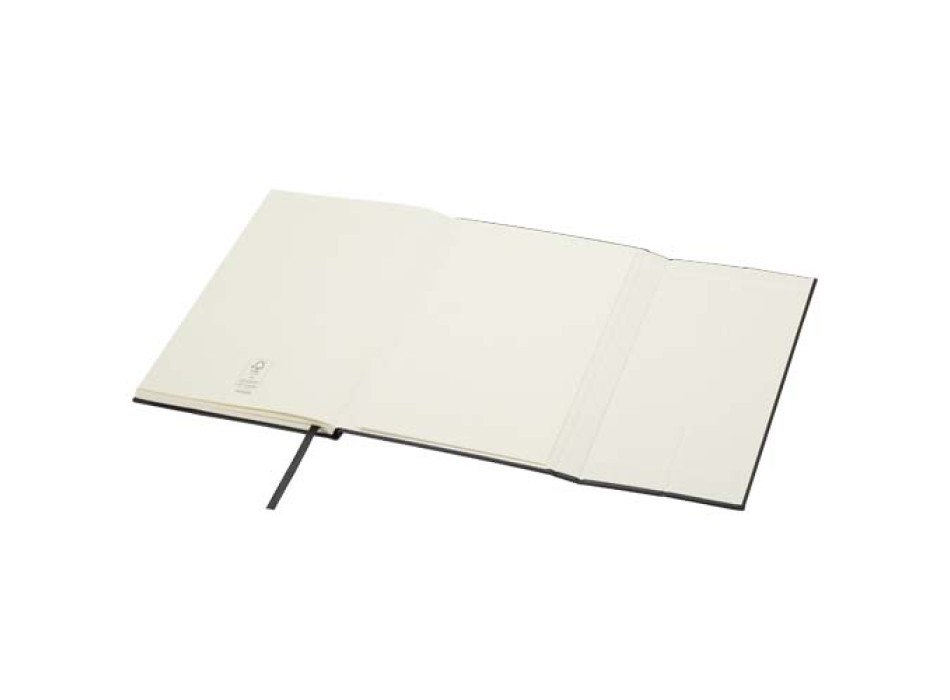 Blocco note formato A5 con copertina rigida in fibre di cuoio riciclate Alejandra FullGadgets.com