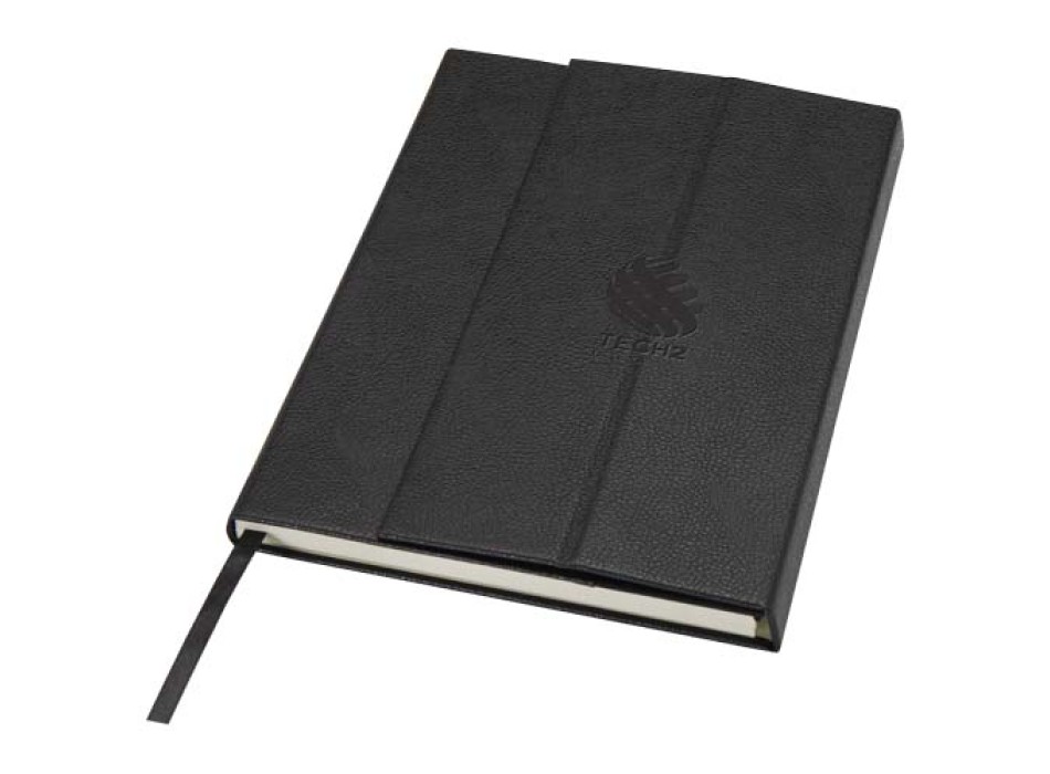 Blocco note formato A5 con copertina rigida in fibre di cuoio riciclate Alejandra FullGadgets.com