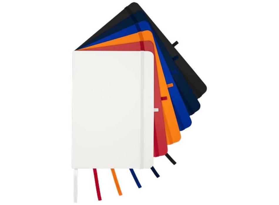 Blocco note formato A5 con copertina rigida in materiale riciclato e pagine a righe Teak FullGadgets.com