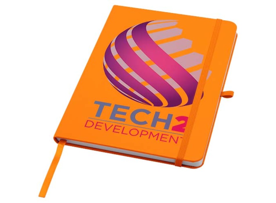 Blocco note formato A5 con copertina rigida in materiale riciclato e pagine a righe Teak FullGadgets.com