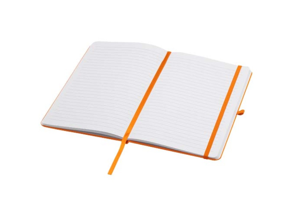 Blocco note formato A5 con copertina rigida in materiale riciclato e pagine a righe Teak FullGadgets.com