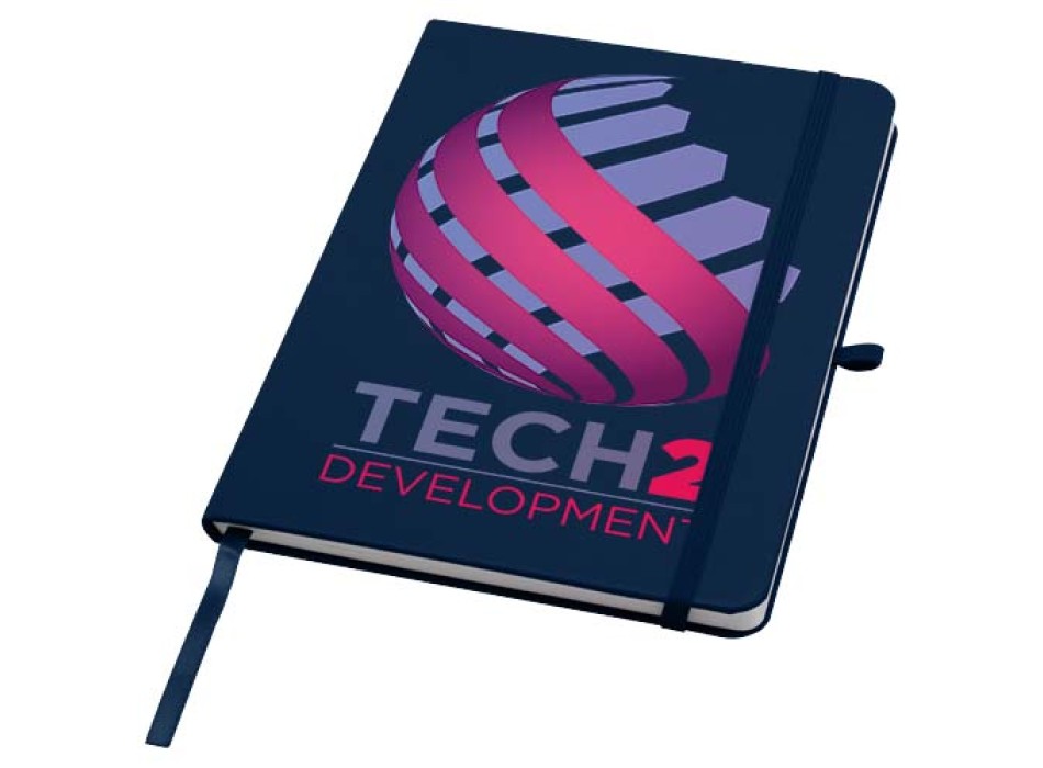 Blocco note formato A5 con copertina rigida in materiale riciclato e pagine a righe Teak FullGadgets.com