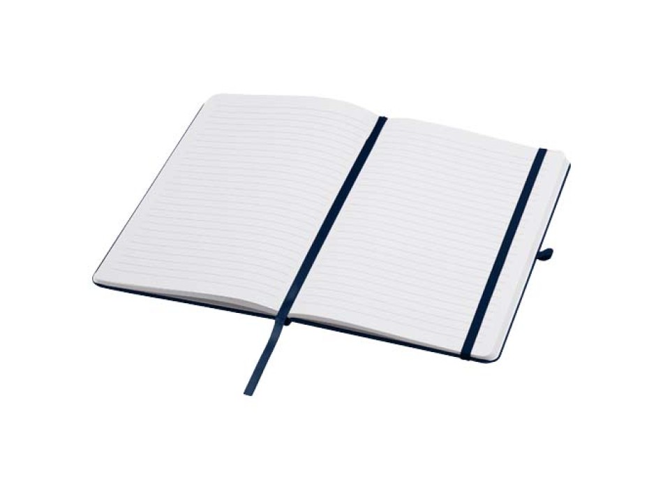 Blocco note formato A5 con copertina rigida in materiale riciclato e pagine a righe Teak FullGadgets.com