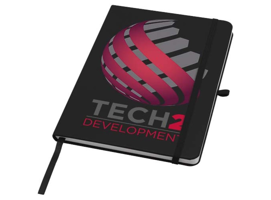 Blocco note formato A5 con copertina rigida in materiale riciclato e pagine a righe Teak FullGadgets.com