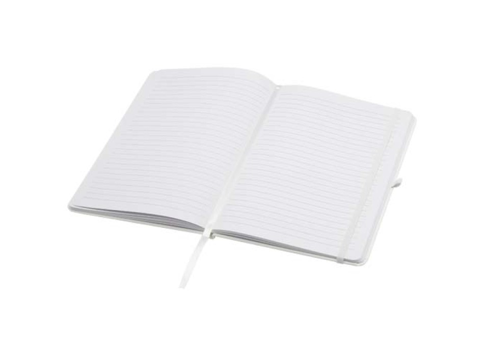 Blocco note formato A5 con copertina rigida in materiale riciclato e pagine a righe Teak FullGadgets.com