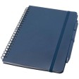 Blocco note formato A5 con copertina rigida in plastica recuperata in prossimità degli oceani e penna a sfera Thalaasa (inchiostro nero) FullGadgets.com