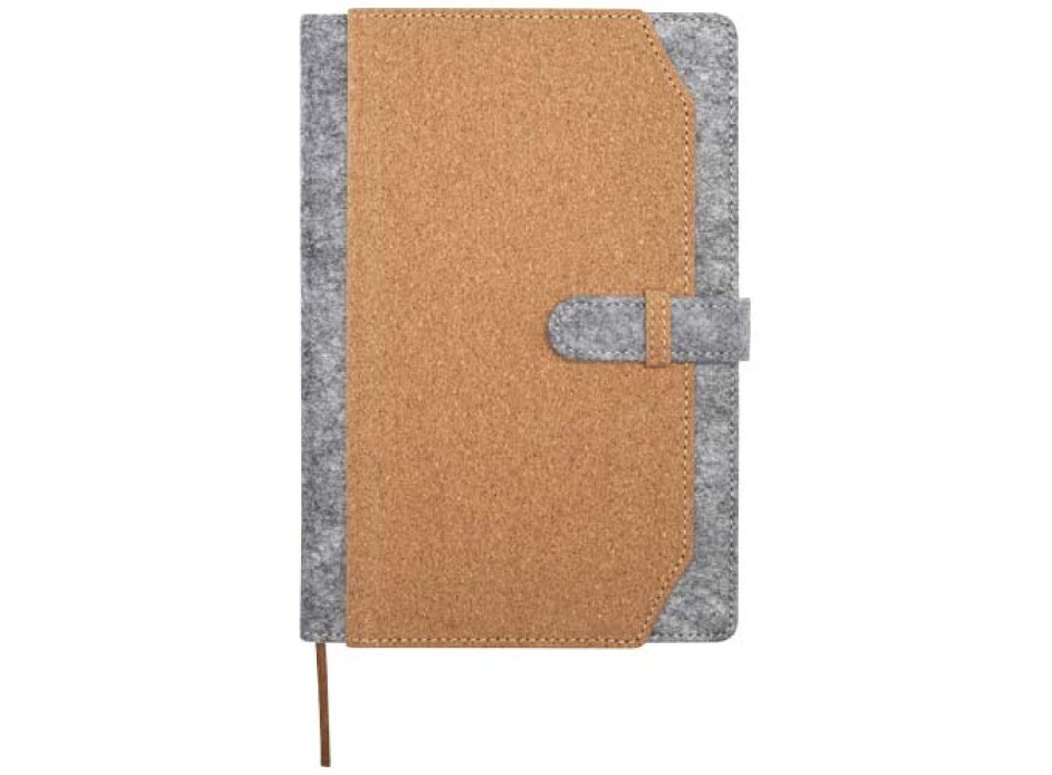 Blocco note formato A5 in sughero e feltro riciclato Viviana FullGadgets.com