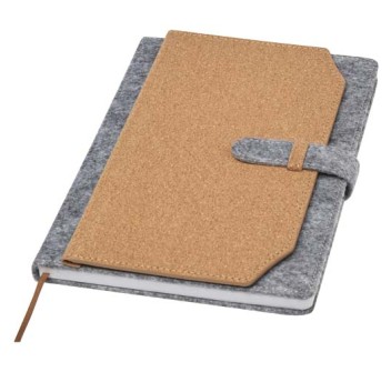 Blocco note formato A5 in sughero e feltro riciclato Viviana FullGadgets.com