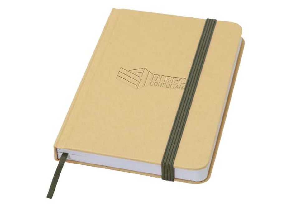 Blocco note formato A6 con copertina rigida in materiale riciclata e pagine bianche Reed FullGadgets.com