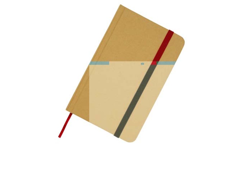 Blocco note formato A6 con copertina rigida in materiale riciclata e pagine bianche Reed FullGadgets.com