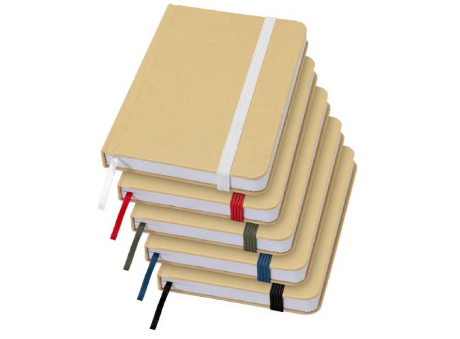 Blocco note formato A6 con copertina rigida in materiale riciclata e pagine bianche Reed FullGadgets.com