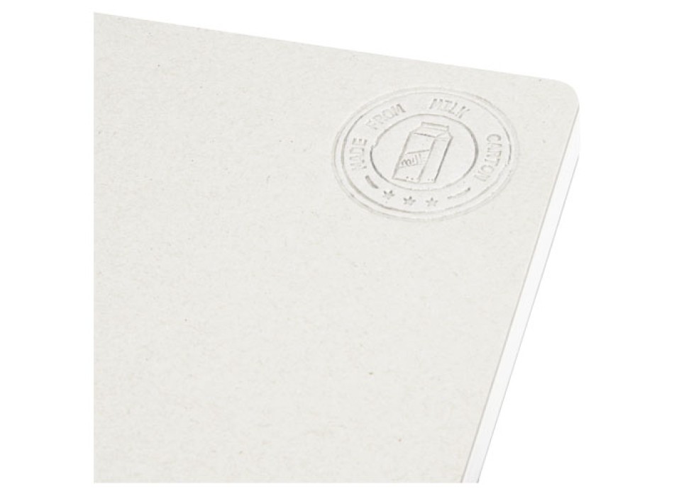 Blocco note senza dorso Dairy Dream in formato A5 realizzato con cartoni del latte riciclati FullGadgets.com