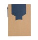 Block notes in carta riciclata, con penna in cartone e foglietti adesivi FullGadgets.com