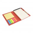 Block Notes in cartoncino con elastico colorato, penna, fogli a righe (70 pag.) e fogliett FullGadgets.com
