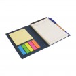 Block Notes in cartoncino con elastico colorato, penna, fogli a righe (70 pag.) e fogliett FullGadgets.com